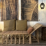 Meuble Artisanal en Bois de Palmier Dattier-Chaise Longue Paloma-Egypte. MobPCl. La Route des Rois. Lifestyle. Mobilier artisanal