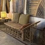 Meuble Artisanal en Bois de Palmier Dattier-Chaise Longue Paloma-Egypte. MobPCl. La Route des Rois. Lifestyle. Mobilier artisanal