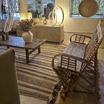 Meuble Artisanal en Bois de Palmier Dattier-banquette Thiqa-Egypte. MobPBT. La Route des Rois. Lifestyle. Mobilier artisanal