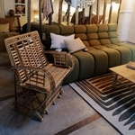 Meuble Artisanal en Bois de Palmier Dattier-Fauteuil Arioso-Egypte. MobAriF. La Route des Rois. Lifestyle. Mobilier artisanal