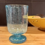 Verre Shérazade bleu menthe Egypte. VerSh5. La Route des Rois. Lifestyle. Verre soufflé Egypte