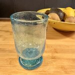 Verre Shérazade bleu menthe Egypte. VerSh5. La Route des Rois. Lifestyle. Verre soufflé Egypte
