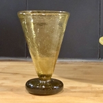 Verre / Coupe Noor doré. VerNo2. La Route des Rois. Lifestyle. Verre soufflé Egypte