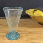 Verre / Coupe Noor bleu menthe. VerNo4. La Route des Rois. Lifestyle. Verre soufflé Egypte