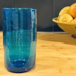 Verre Prométhée Turquoise Egypte. VerPr1. La Route des Rois. Lifestyle. Verre soufflé Egypte