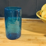 Verre Prométhée Turquoise Egypte. VerPr1. La Route des Rois. Lifestyle. Verre soufflé Egypte