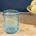 Verre Palantir bleu menthe. VerPa7. La Route des Rois. Lifestyle. Verres Soufflés Egypte