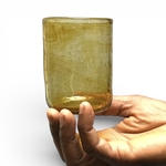 Verre Palantir doré Egypte. VerPa2. La Route des Rois. Lifestyle. Verres Soufflés Egypte