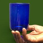 Verre Palantir bleu Egypte. VerPa6. La Route des Rois. Lifestyle. Verre soufflé Egypte