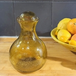Carafe Badr ambre Egypte. VerBaCa1. La Route des Rois. Lifestyle. Verres Soufflés Egypte