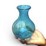 Carafe Badr turquoise Egypte. VerBaCa2. La Route des Rois. Lifestyle. Verres Soufflés Egypte