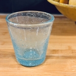 Verre Aladin bleu menthe. VerAl2. La Route des Rois. Lifestyle. Verres Soufflés Egypte
