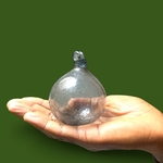 Boule de verre grise. Aurora Egypte. Small. VerBou24. Lifestyle. Pâte de Verre Décorative