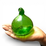 Boule de verre verte. Aurora Egypte. Medium. VerBou26. Lifestyle. Pâte de Verre Décorative