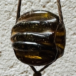 Guirlande Verre Soufflé dorée Bulle Ornement. VerGuiB11. Lifestyle. Pâte de Verre Décorative