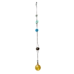 Guirlande Verre Soufflé dorée Bulle Ornement. VerGuiB11. Lifestyle. Pâte de Verre Décorative
