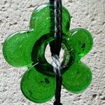 Guirlande Verre Soufflé verte. Bulle Ornement. VerGuiB12. Lifestyle. Pâte de Verre Décorative