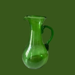 Carafe Wafra verte Egypte. La Route des Rois. Lifestyle. Verre soufflé Egypte