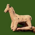 Figurine en terre cuite Fayoum. Animal. PotFAn9. La Route des Rois. Lifestyle. Poterie