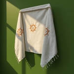 Fouta Amazigh Djebel Orange. TexDj7. La Route des Rois. Lifestyle. Textile