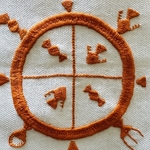 Fouta Amazigh Djebel Orange. TexDj7. La Route des Rois. Lifestyle. Textile