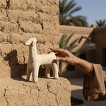 Figurine en terre cuite Fayoum. Animal. PotFAn6. La Route des Rois. Lifestyle. Poterie