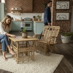Meubles en palme de dattier-Salon Indoor-Oudoor-Egypte. La Route des Rois. Lifestyle. Mobilier artisanal