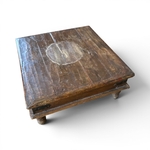 Tabouret Indien Chowki. BrocTiC. La Route des Rois. Brocante