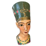 Buste de Néfertiti. Bro1Scul1. La Route des Rois. Brocante