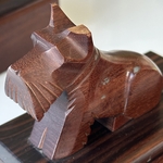 Serre-Livres Scottish Terrier. Bro1Deco3. La Route des Rois. Brocante