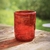 Verre Palantir rouge Egypte. VerPa8. La Route des Rois. Lifestyle. Verre soufflé Egypte
