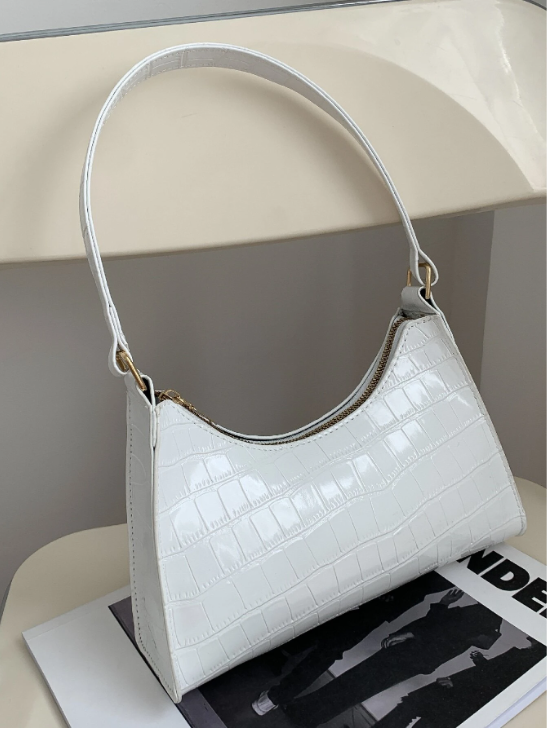 Sac top imprimé croco