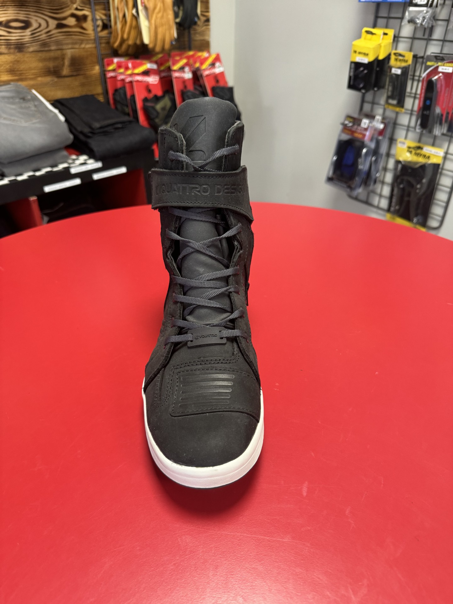 riders34heraultoccitaniemotomotardchaussureshoesprotectionselecteurmalleolenoirblackvquattrodesignmilanonovamontantepromo3