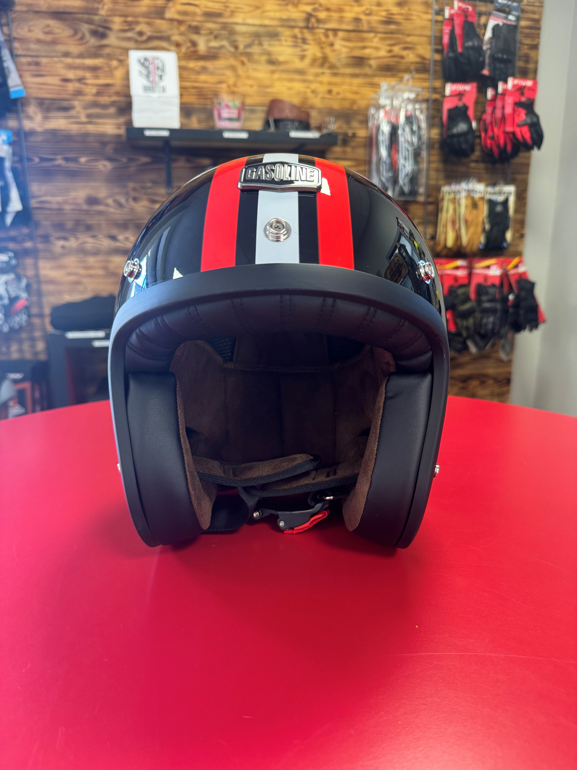casquehelmetjetopenfacegasolinenoirblackrougeredblancwhiteshopmagasinmotomotardmontpellierheraultoccitanieequipementbarpromo1