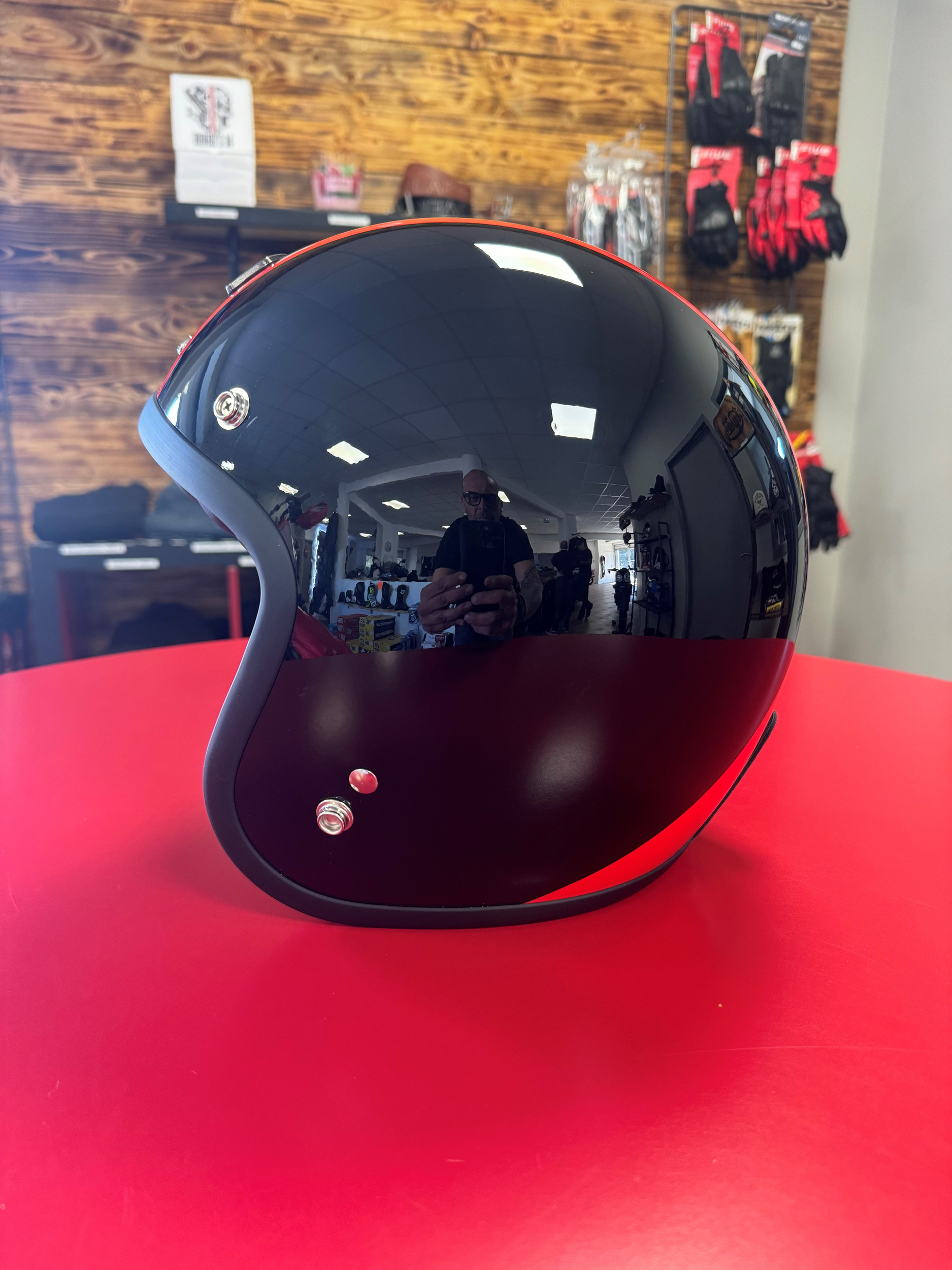 casquehelmetjetopenfacegasolinenoirblackrougeredblancwhiteshopmagasinmotomotardmontpellierheraultoccitanieequipementbarpromo4