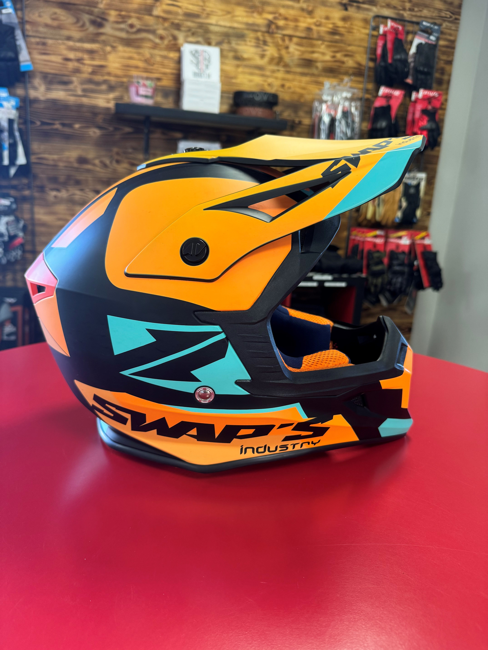 casquehelmetcrossenduroswapsblurs818noirblackorangevertgreenturquoiseshopmagasinequipementmotomotardmontpellierheraultoccitanieriders34barpromo2