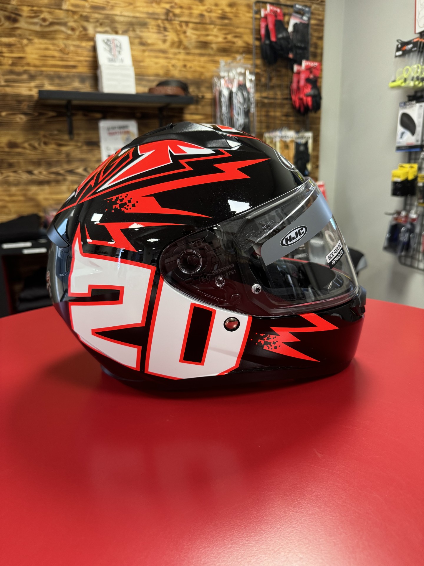 Casque intégral HJC C10 ASPA MC1 - Motor Fix Logic