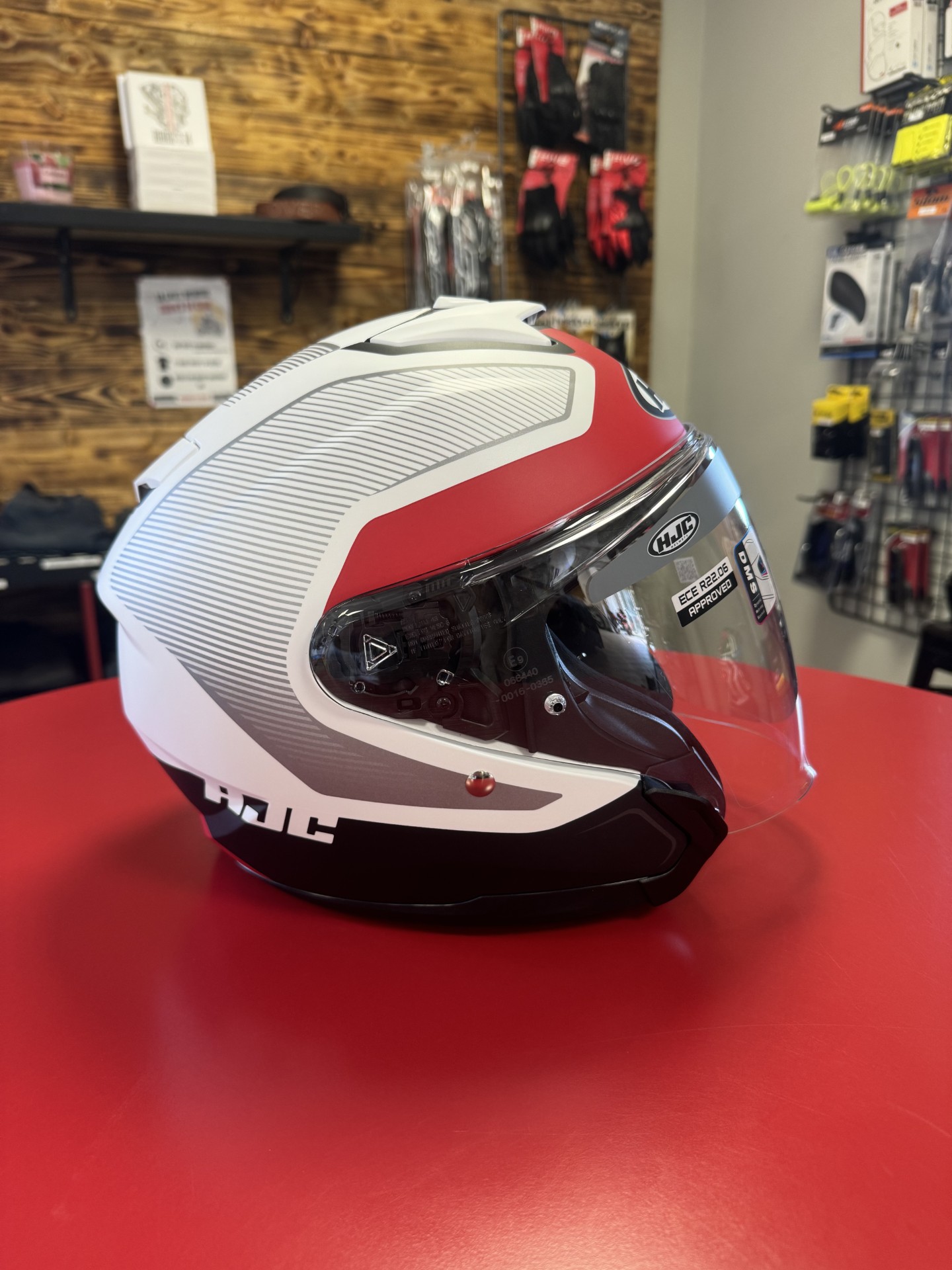 riders34shopmagasinequipementmotomotardbarheraultoccitaniemontpellierpromositeweb-casquejethelmetopenfacehjci31tevisrougeredgrisgreyblancwhitemc1sf2