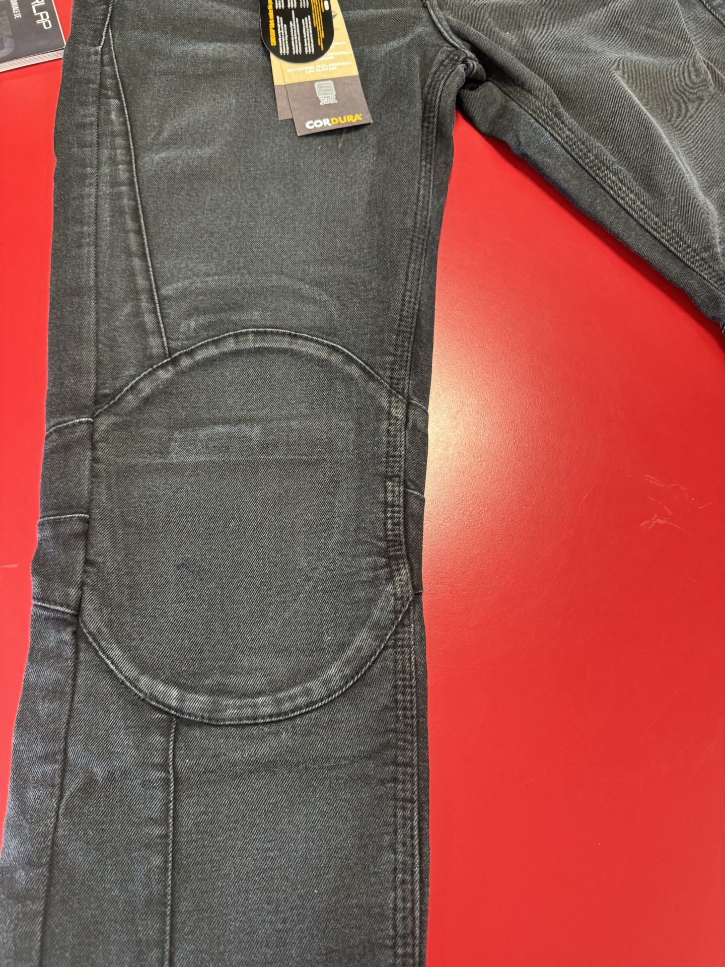 riders34equipementmotomotardaccessoiresjeansmotohommemenprotectionsecuritehanchegenouzipantiabrasionpromo-overlapjoeynoirblackwaxedusedoverdyedcordura5