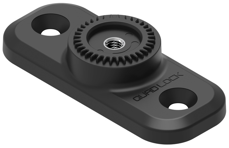 BASE RECTANGULAIRE 2 TROUS QUAD LOCK 360°