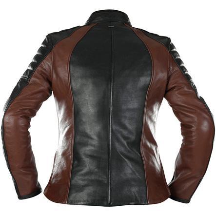 riders34shopmagasinequipementmotomotardemontpellierheraultpromoblousonperfectocuirfemmeladyoverlaptinacustombikeuseprotectiondoubluremarronnoirsolde