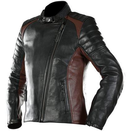 BLOUSON OVERLAP TINA NOIR & MARRON