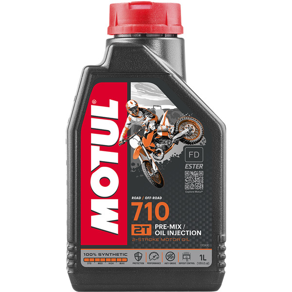 HUILE MOTEUR 2T MOTUL 710 ROAD/OFF ROAD