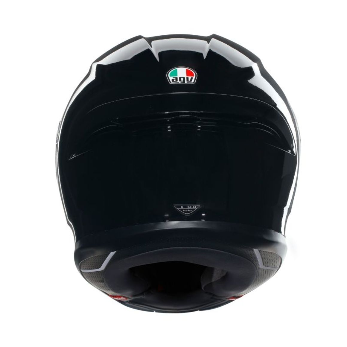casquehelmetintegralagvk6snoirbrillantblackshinerossipinlockriders34shopmagasinequipementcircuitpistepistardmotomotardbarmontpellierheraultoccitaniepromo1