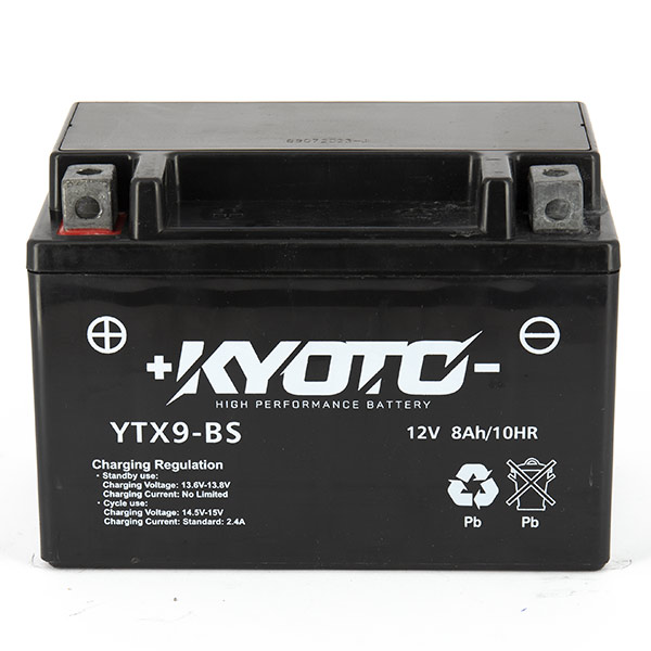 BATTERIE KYOTO YTX9-BS SANS ENTRETIEN PRETE A L\'EMPLOI