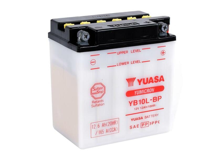 BATTERIE YUASA YB10L-BP CONVENTIONNELLE AVEC ENTRETIEN SANS PACK ACIDE