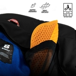 riders34shopmagasinequipementmotomotardprotectionblousontextileeightcirrusnoirblackurbainurbanateliermecaniqueykkmontpellierheraultsoldepromod30amovible