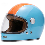 riders34magasinequipementmotomotardmontpellierbarprotectionvintageneoretroannee70heraultpromosoldecuiratelierrevisioncasqueintegralmarkofullmoonbleuorange
