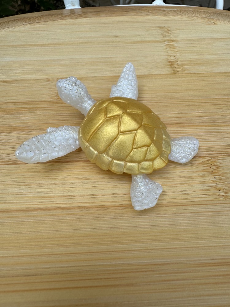 tortue blanche et dore 1 b