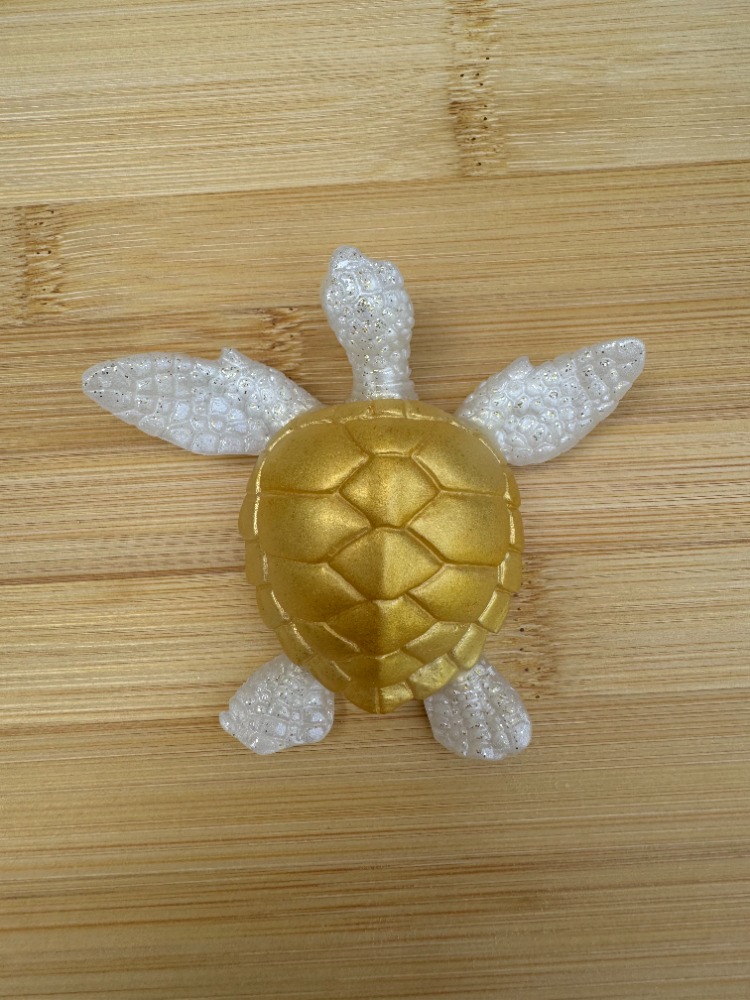 tortue blanche et dore 1 c